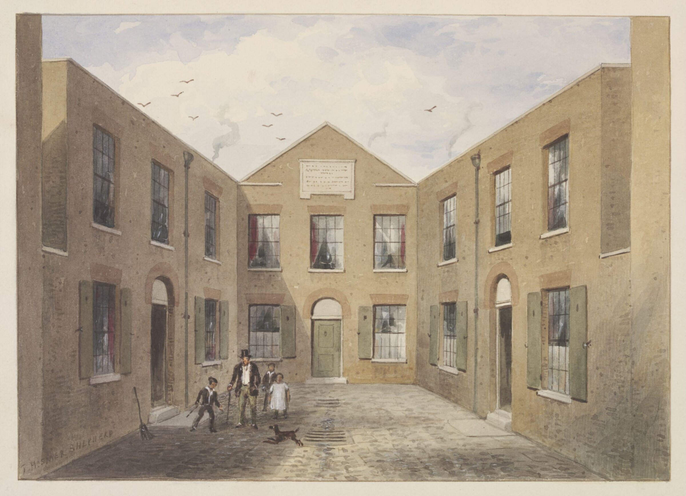 Drawing, Thomas Hosmer Shepherd, ca. 1850