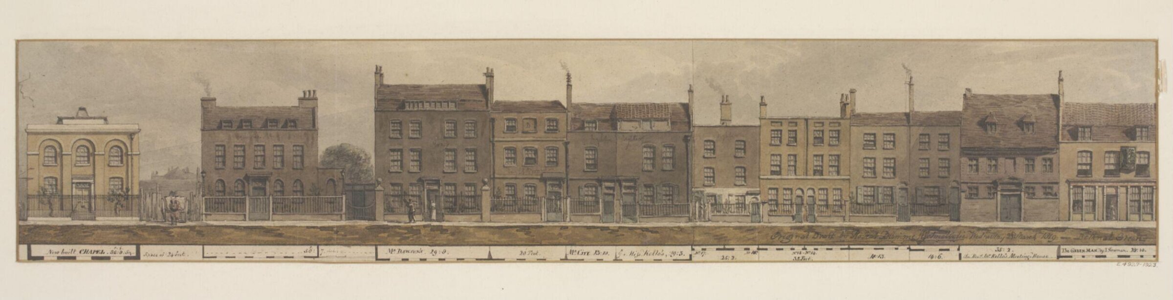 Drawing, Robert Blemmell Schnebbelie, 23 March 1819