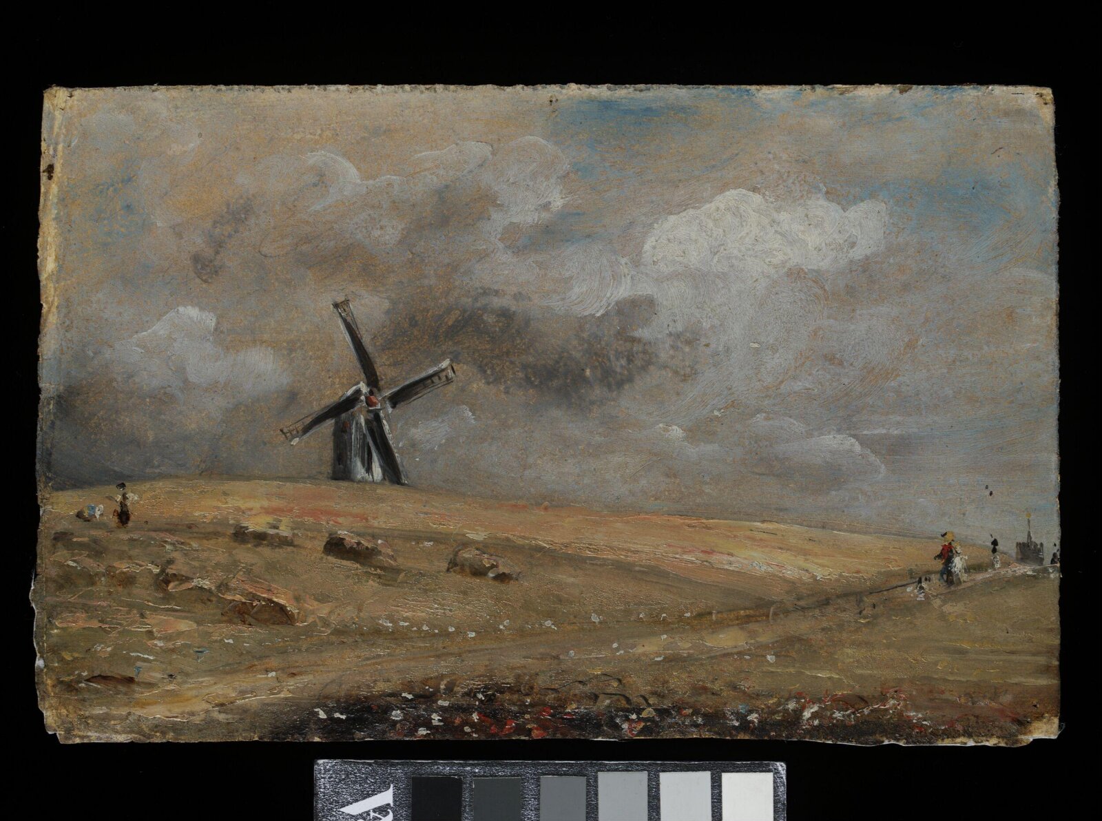 A Windmill near Brighton, John Constable, 1824