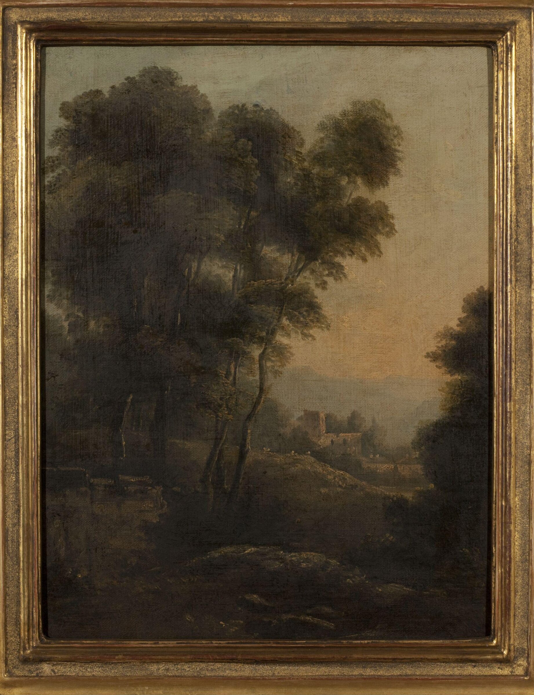 Landscape with ruins, Richard Wilson, pre 1876