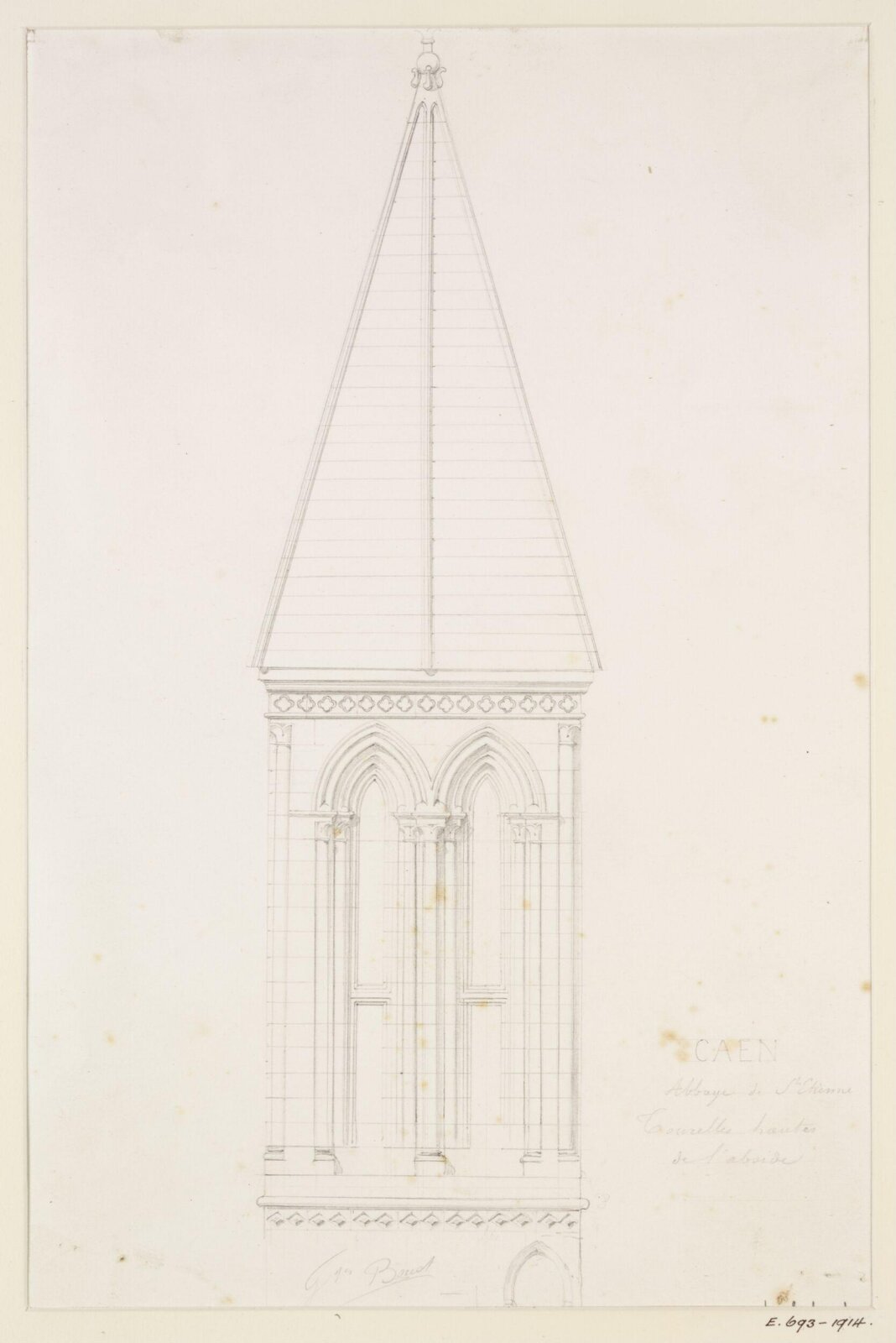 Drawing, Georges Adelmard Bouet, 19th Century