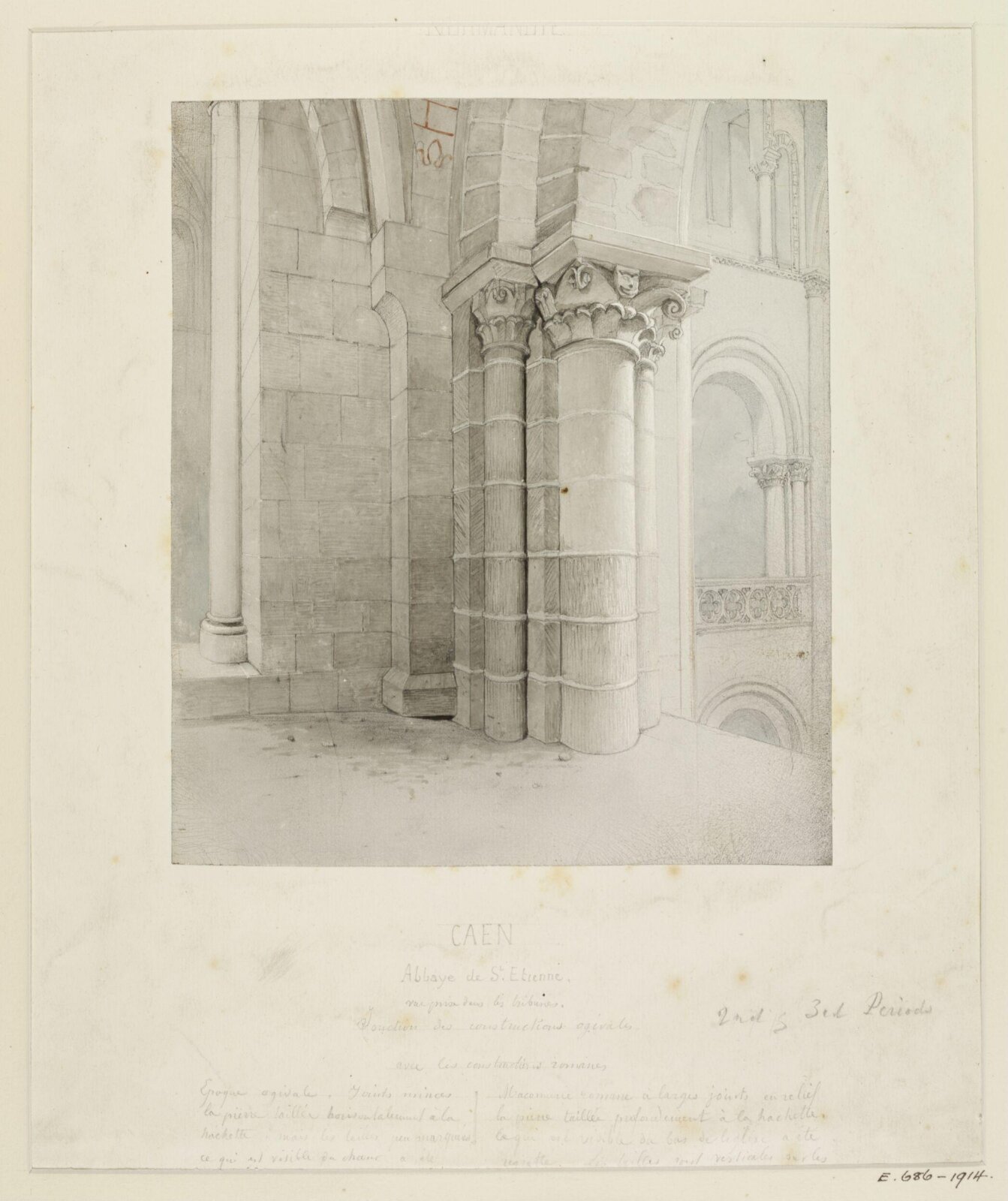 Drawing, Georges Adelmard Bouet, 19th Century