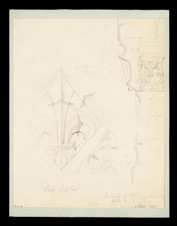 One of 235 drawings of architectural subjects in France, Germany, and Italy top image