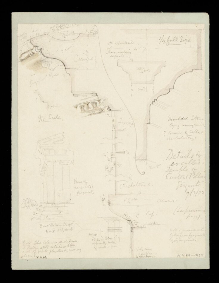 One of 235 drawings of architectural subjects in France, Germany, and Italy top image