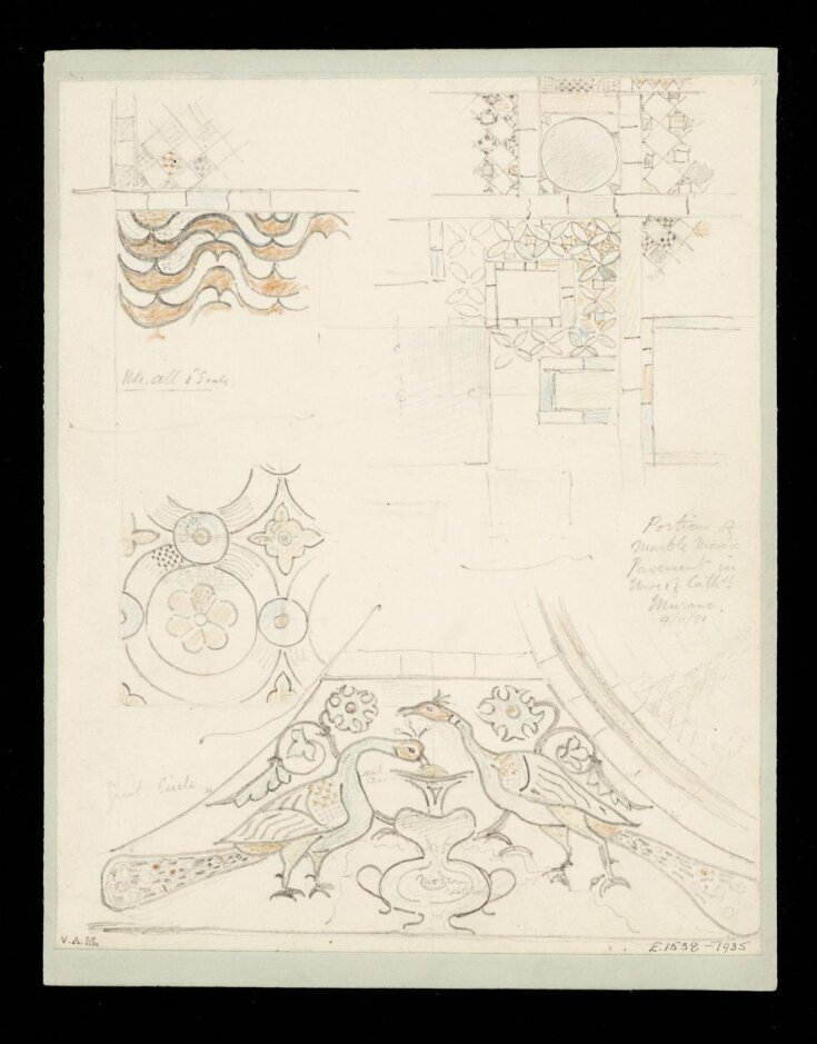 One of 235 drawings of architectural subjects in France, Germany, and Italy top image