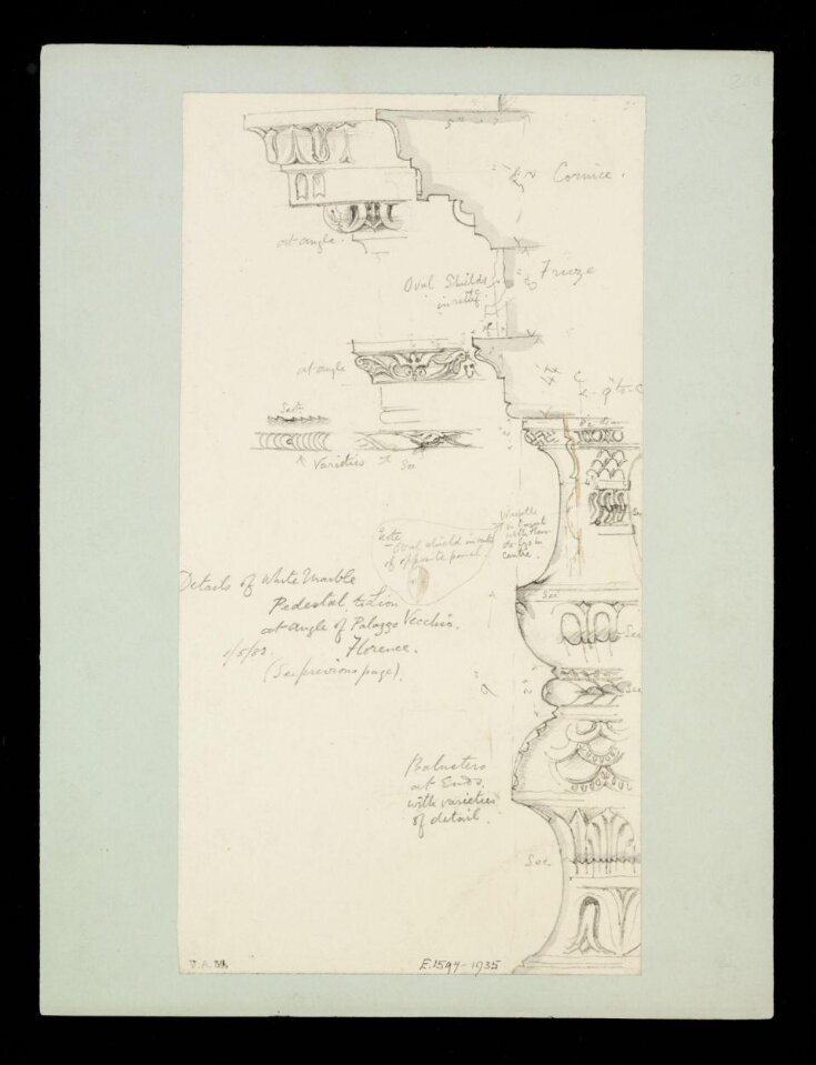 One of 235 drawings of architectural subjects in France, Germany, and Italy top image