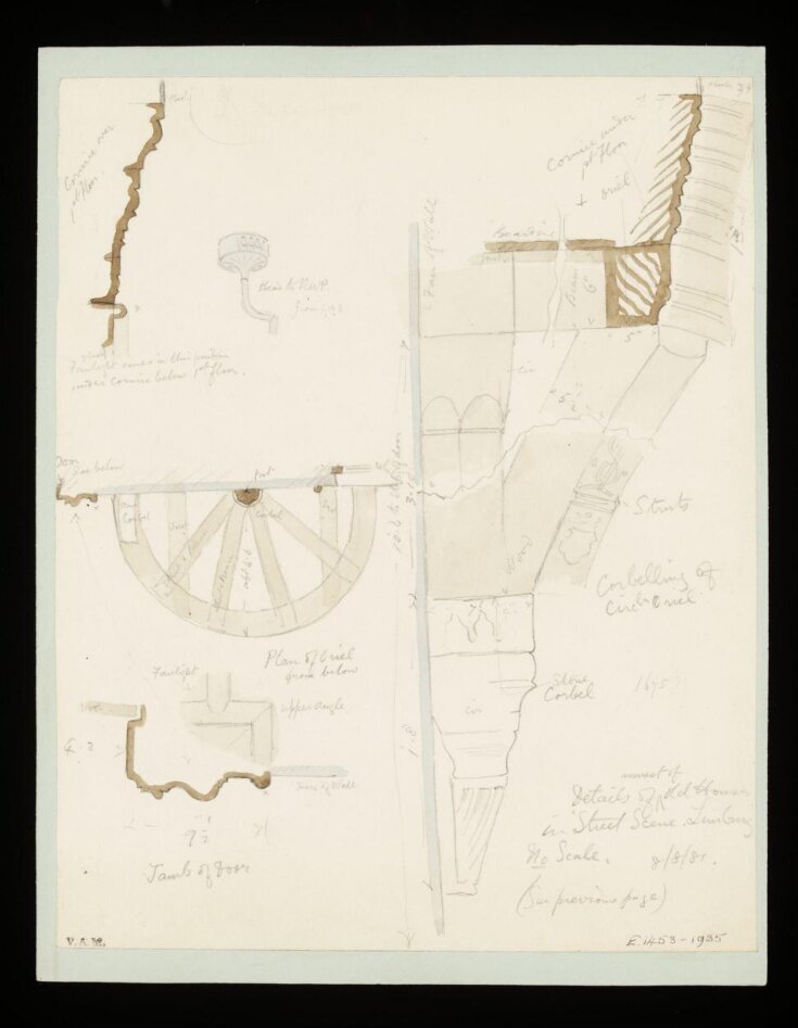 One of 235 drawings of architectural subjects in France, Germany, and Italy top image