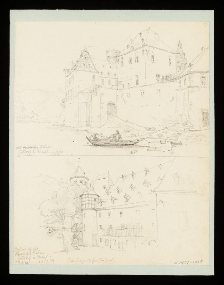 One of 235 drawings of architectural subjects in France, Germany, and Italy top image
