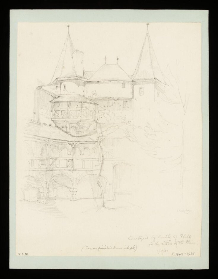 One of 235 drawings of architectural subjects in France, Germany, and Italy top image