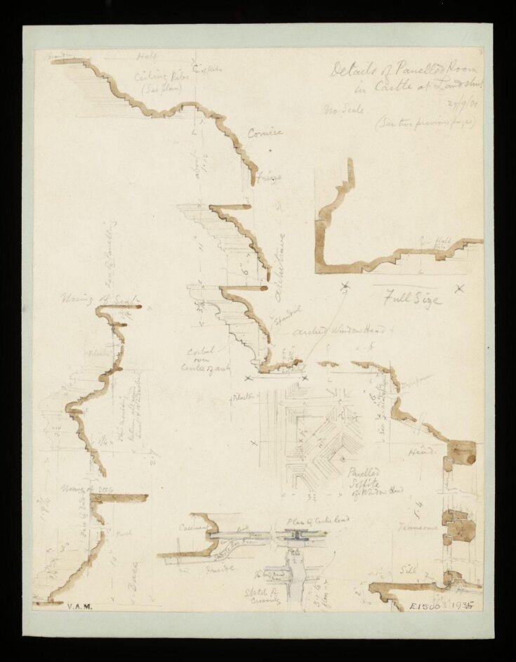 One of 235 drawings of architectural subjects in France, Germany, and Italy top image