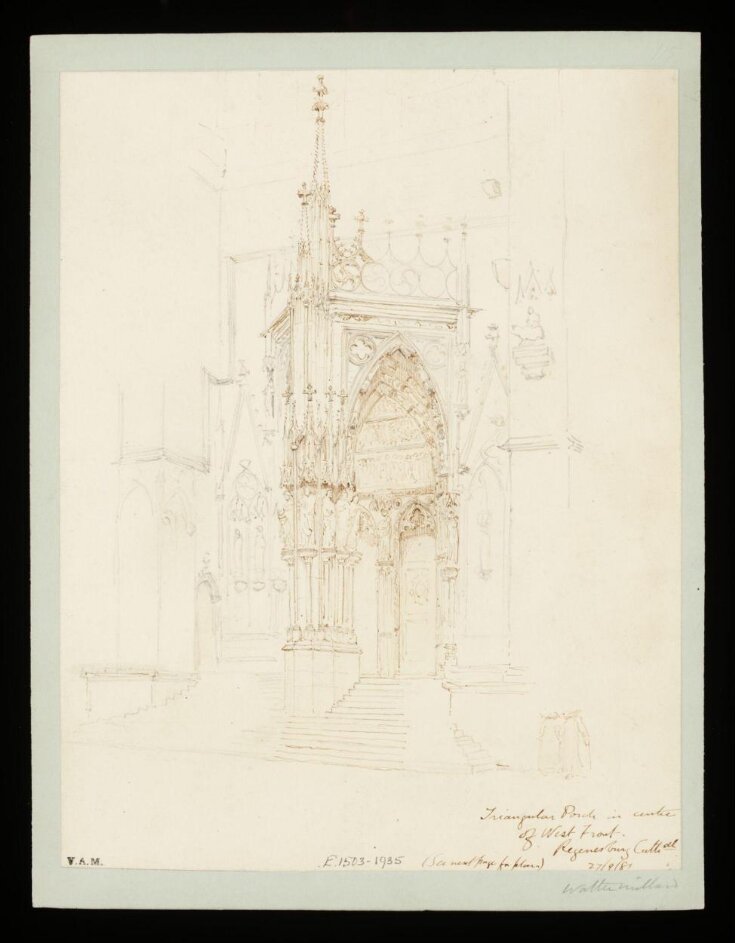 One of 235 drawings of architectural subjects in France, Germany, and Italy top image