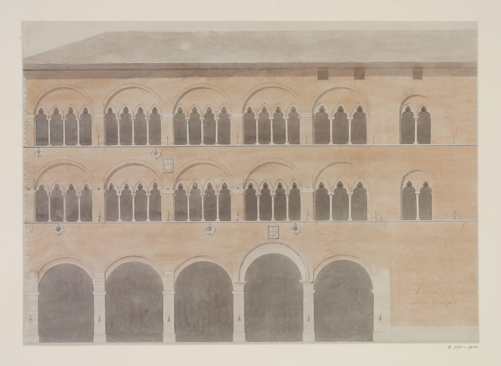 Drawing, Georges Adelmard Bouet, 19th Century