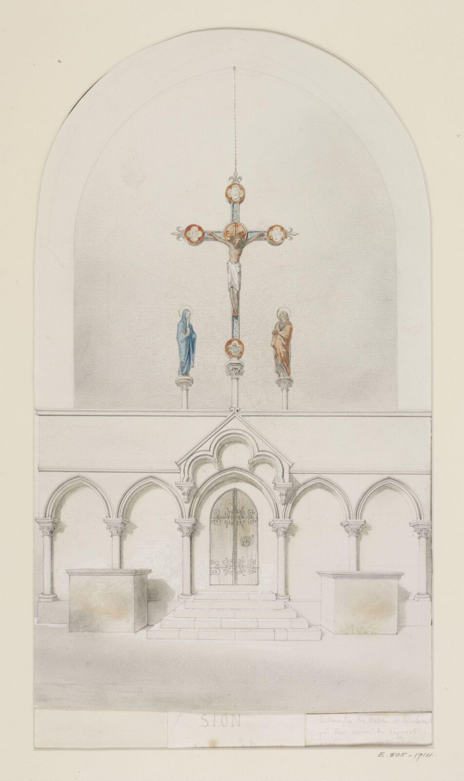 Drawing, Georges Adelmard Bouet, 19th Century