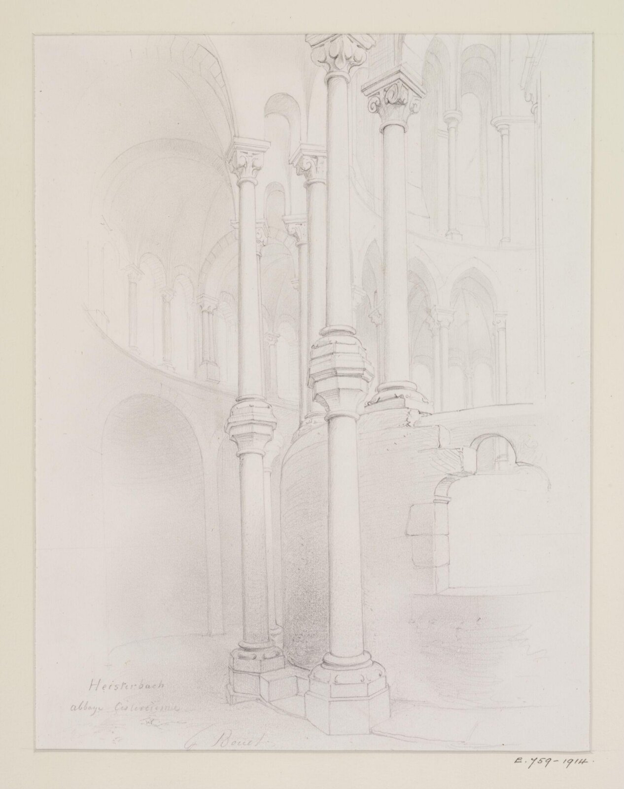 Drawing, Georges Adelmard Bouet, 19th Century