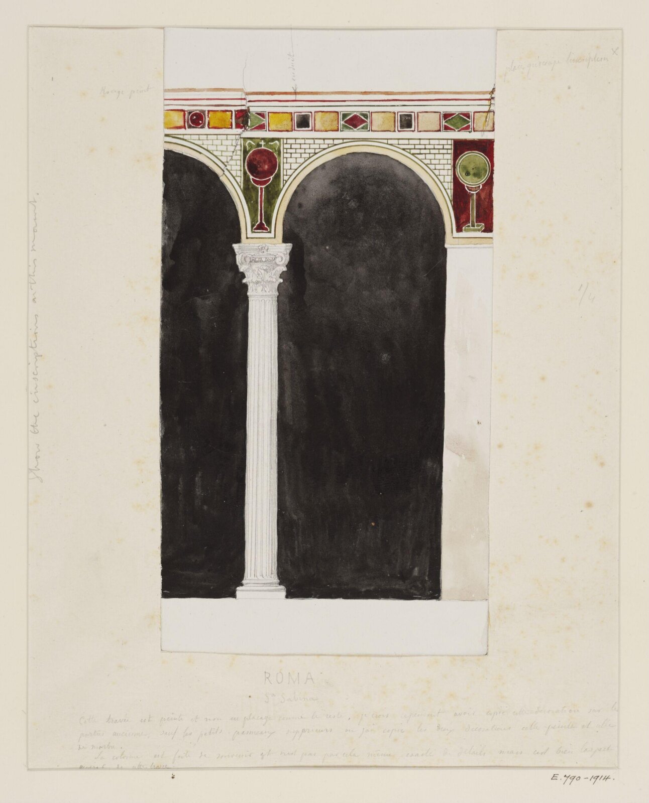 Drawing, Georges Adelmard Bouet, XIX век