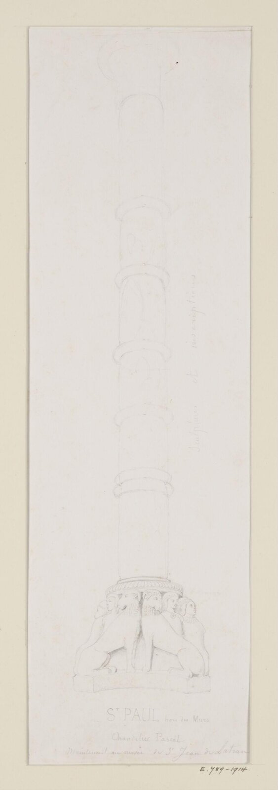Drawing, Georges Adelmard Bouet, 19th Century