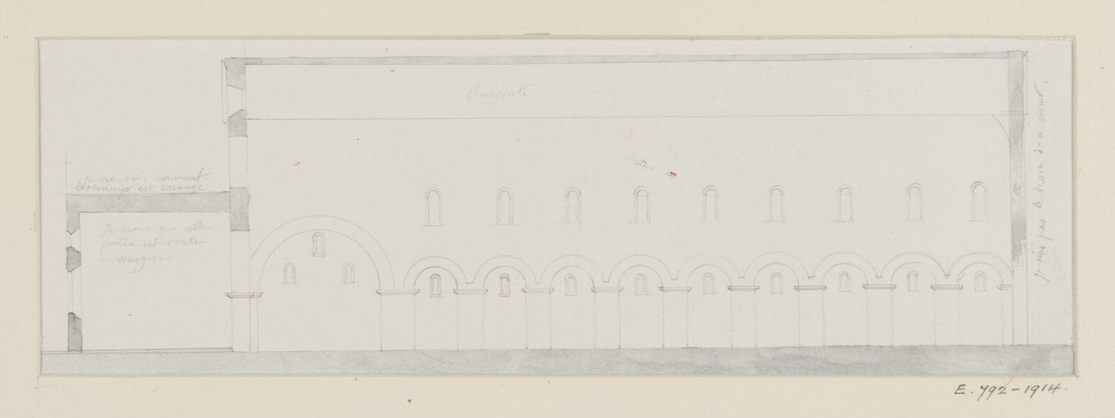 Drawing, Georges Adelmard Bouet, 19th Century