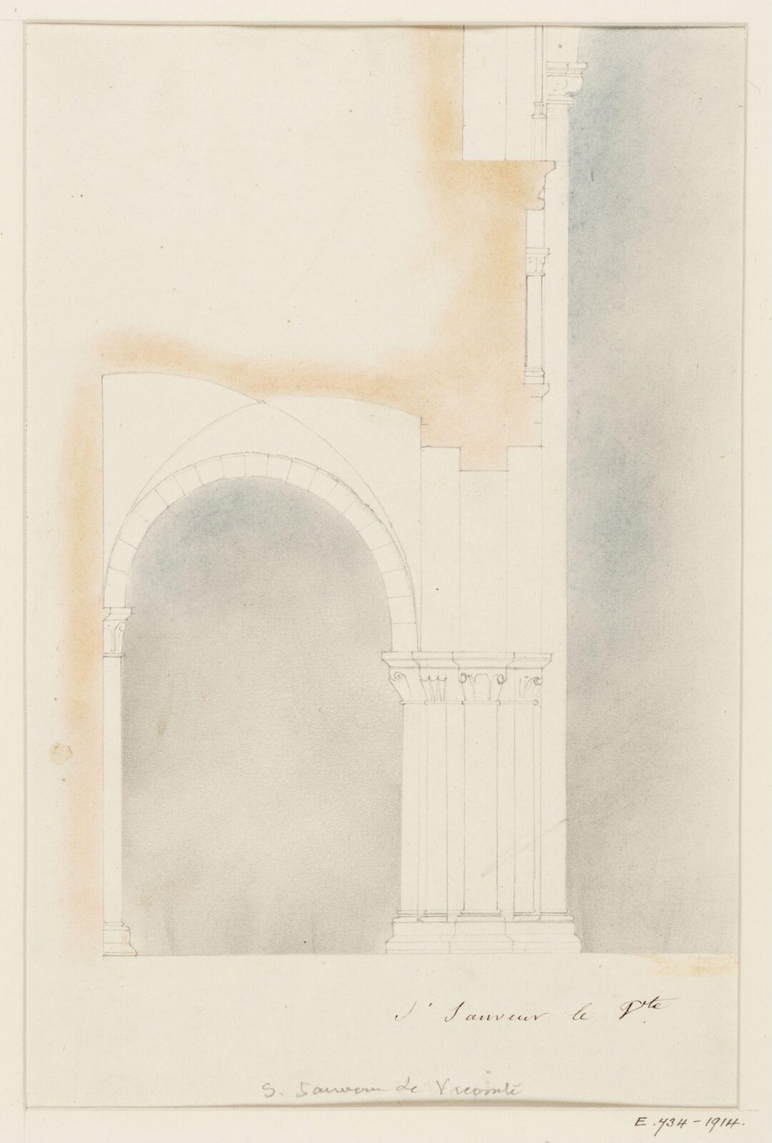 Drawing, Georges Adelmard Bouet, 19th Century