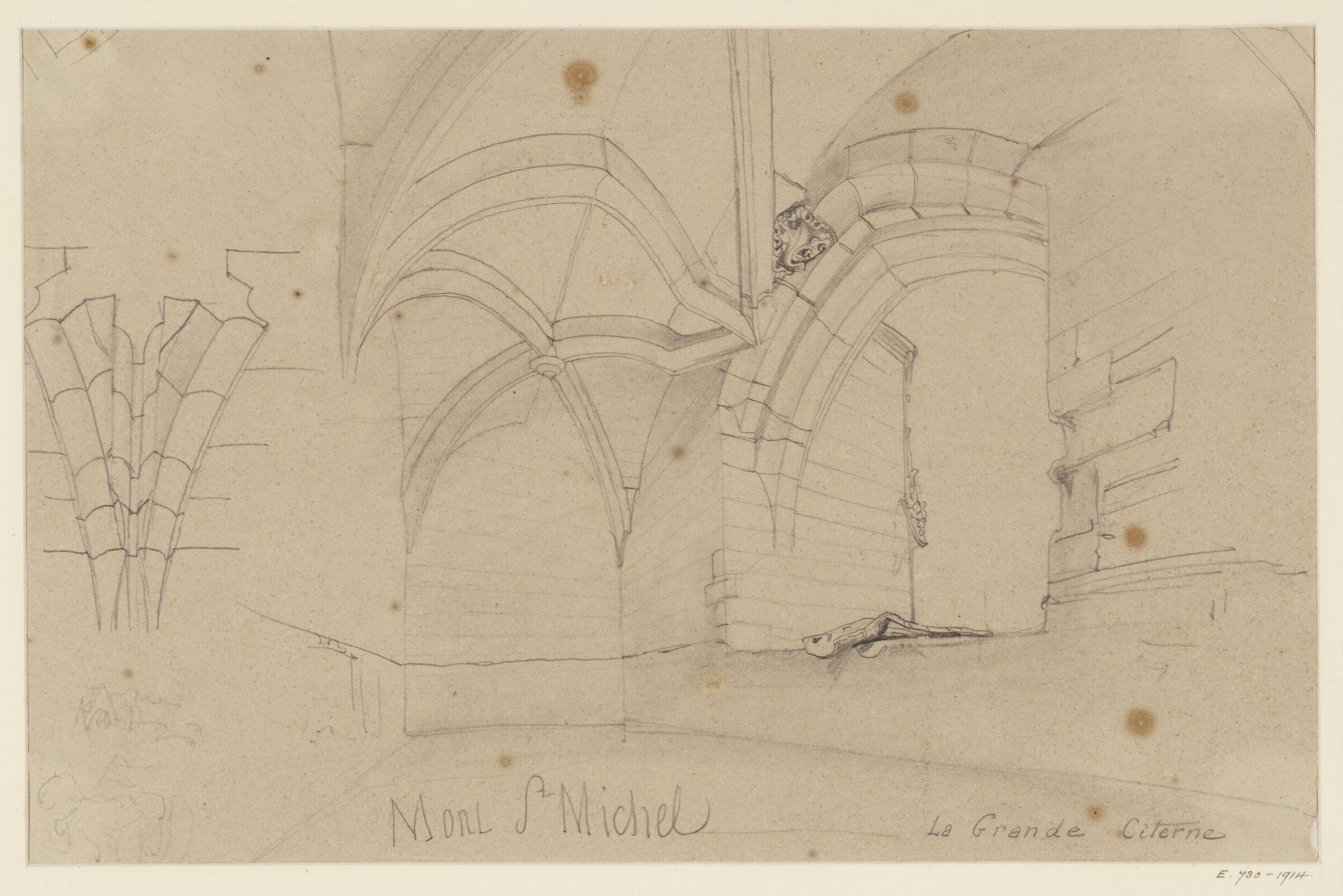 Drawing, Georges Adelmard Bouet, XIX век