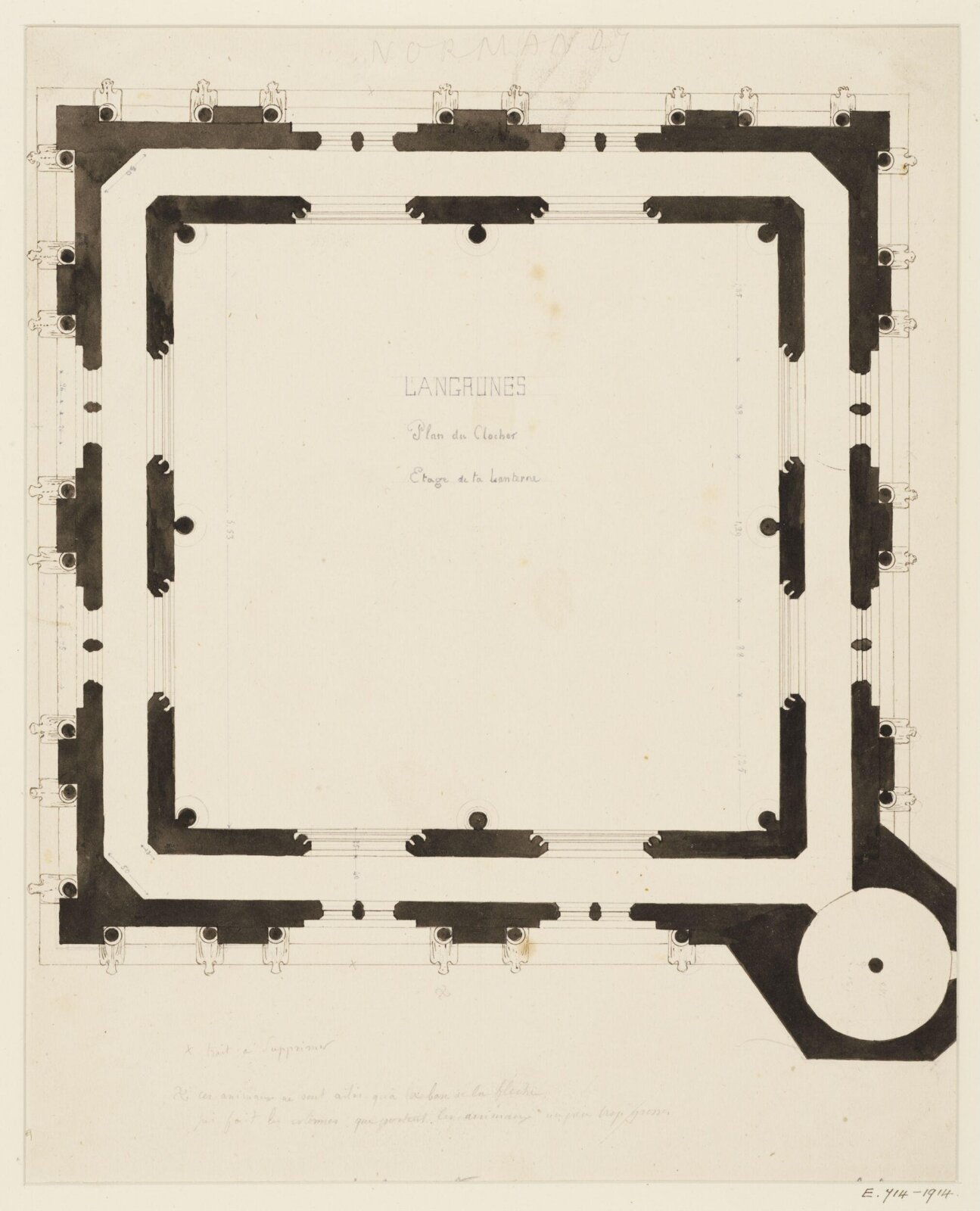 Drawing, Georges Adelmard Bouet, XIX век