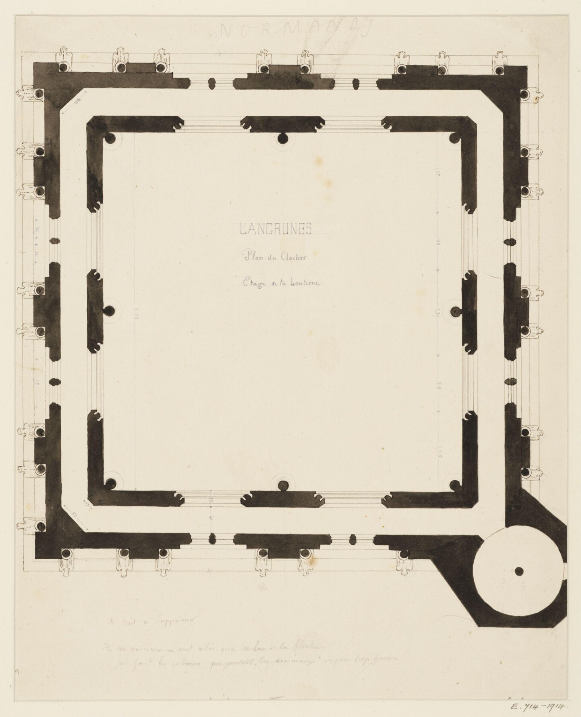 Drawing, Georges Adelmard Bouet, XIX век