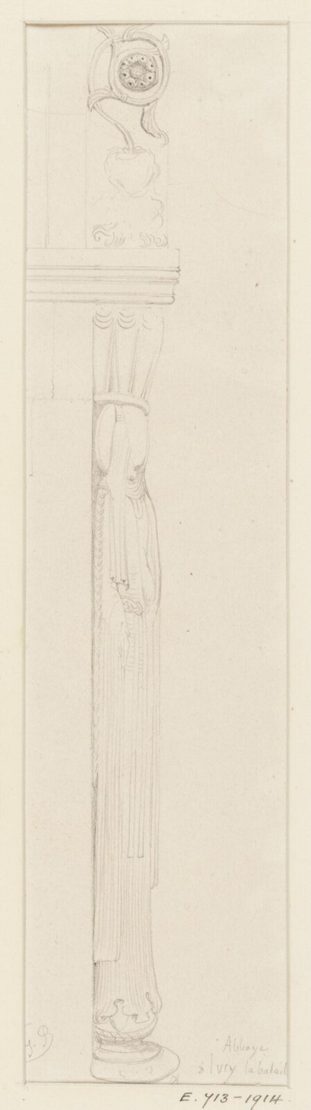 Drawing, Georges Adelmard Bouet, 19th Century