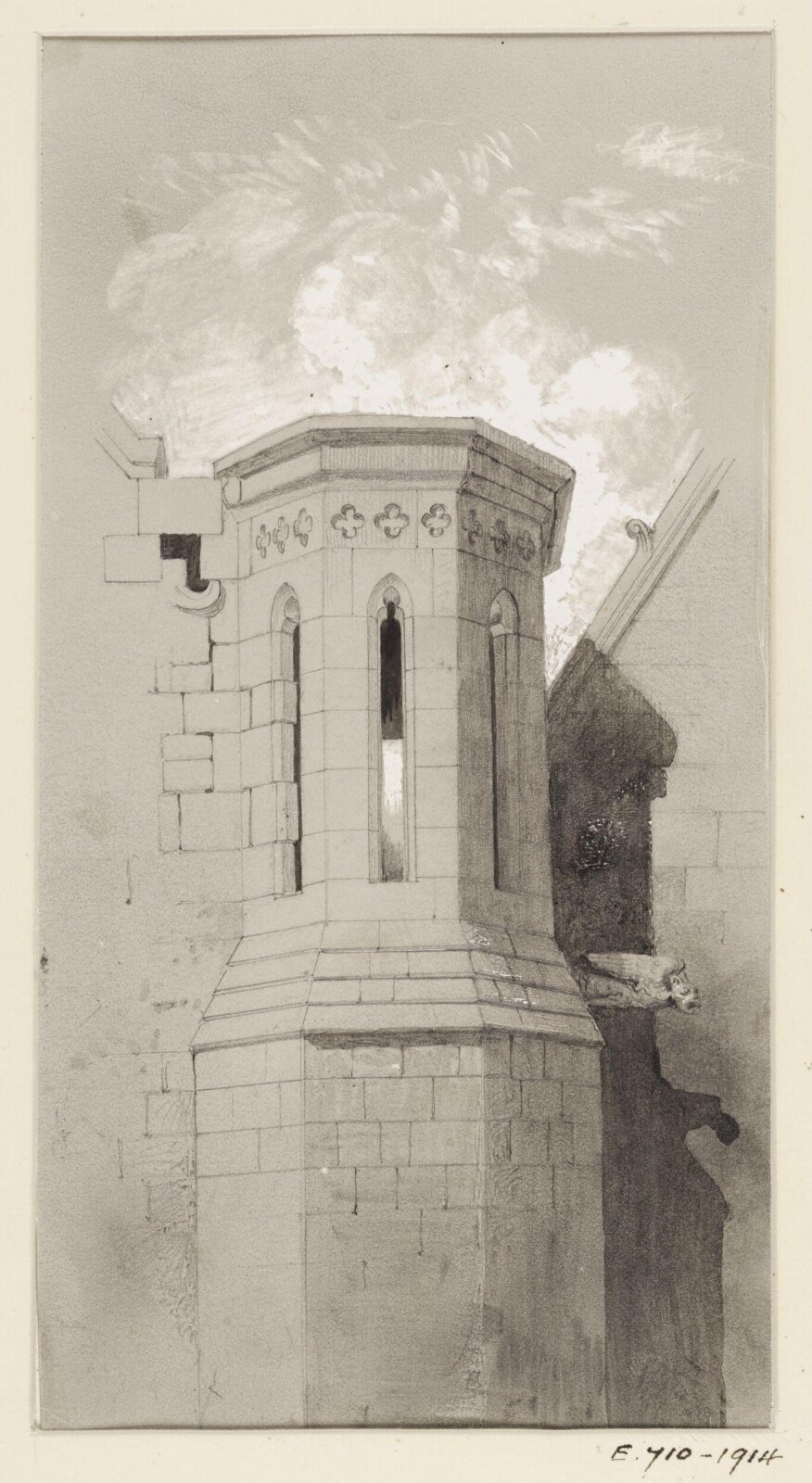 Drawing, Georges Adelmard Bouet, 19th Century