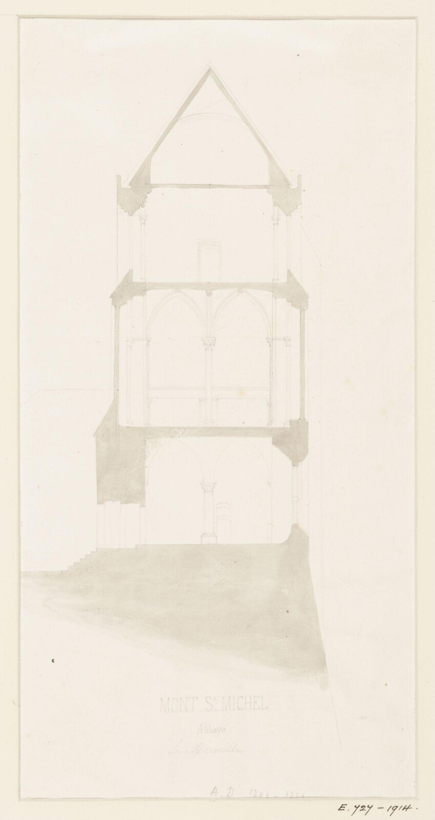 Drawing, Georges Adelmard Bouet, 19th Century