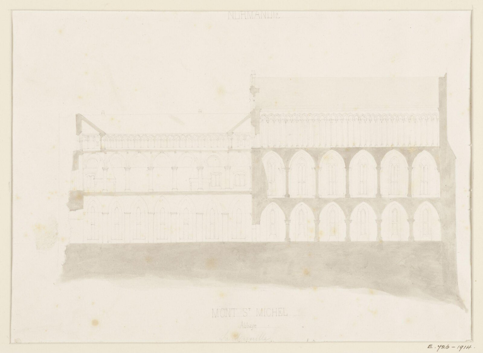 Drawing, Georges Adelmard Bouet, 19th Century