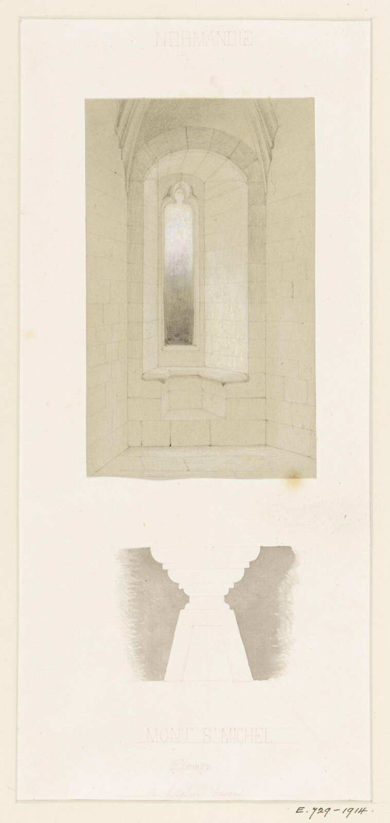 Drawing, Georges Adelmard Bouet, 19th Century