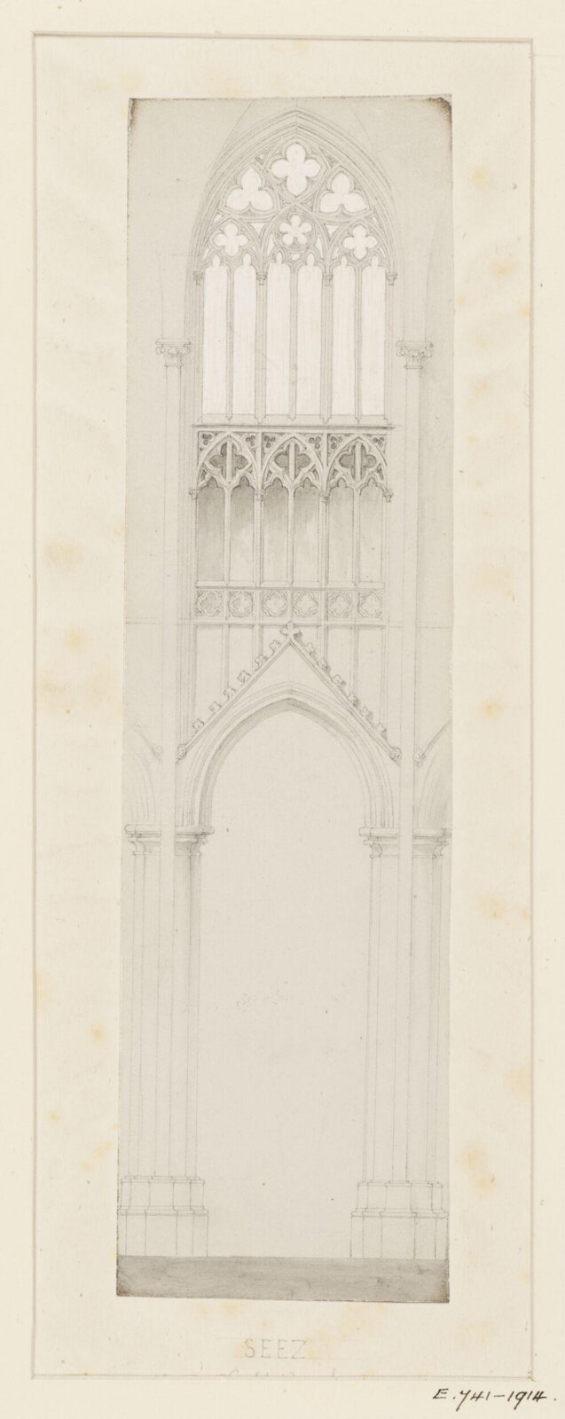 Drawing, Georges Adelmard Bouet, XIX век