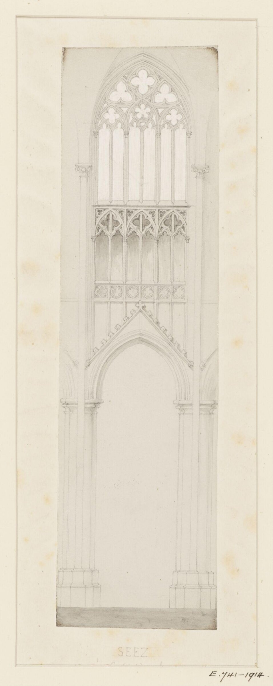 Drawing, Georges Adelmard Bouet, XIX век