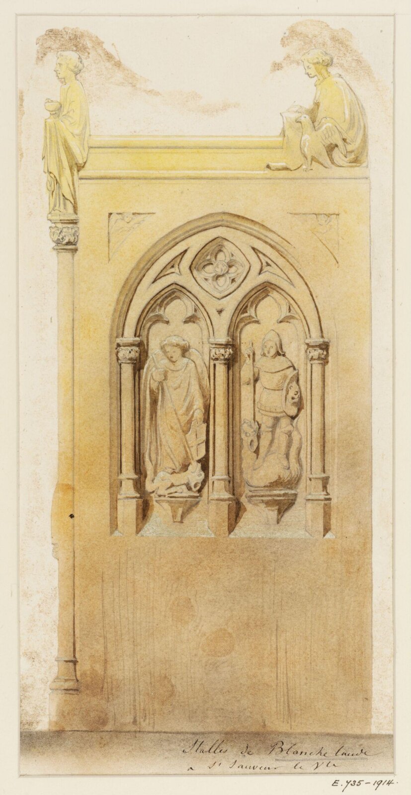 Drawing, Georges Adelmard Bouet, 19th Century