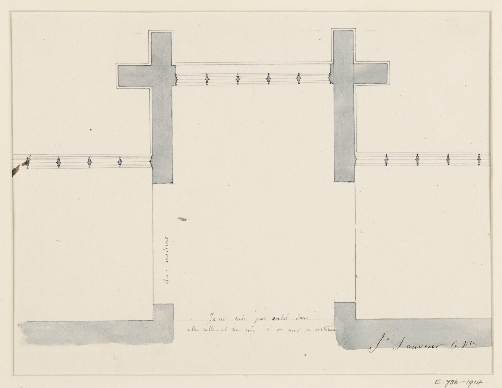 Drawing, Georges Adelmard Bouet, 19th Century