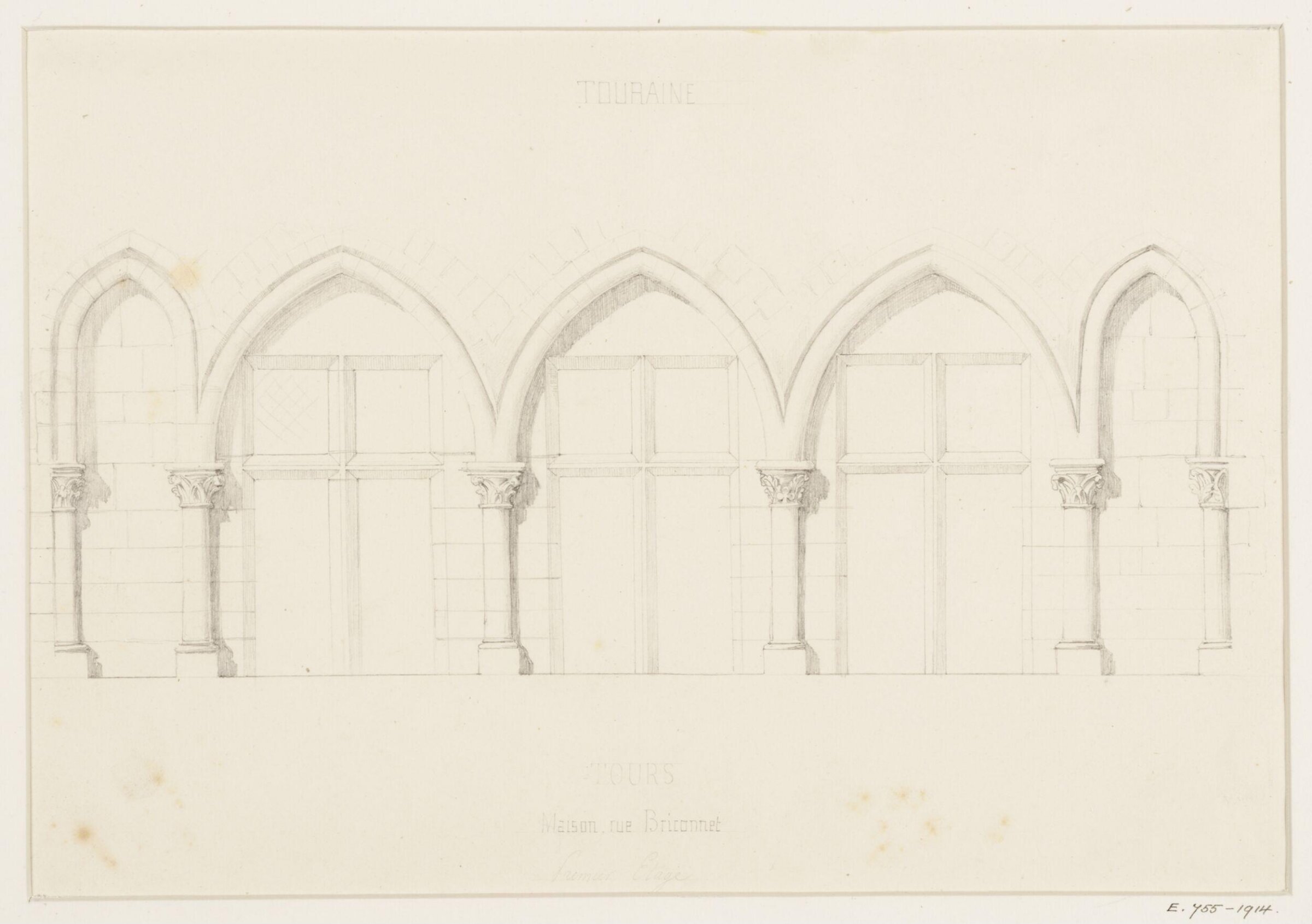 Drawing, Georges Adelmard Bouet, XIX век
