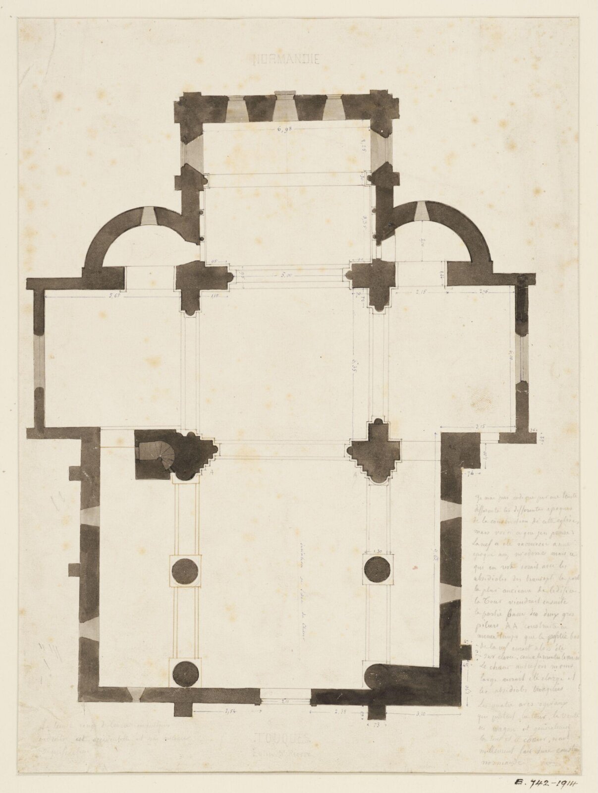 Drawing, Georges Adelmard Bouet, 19th Century
