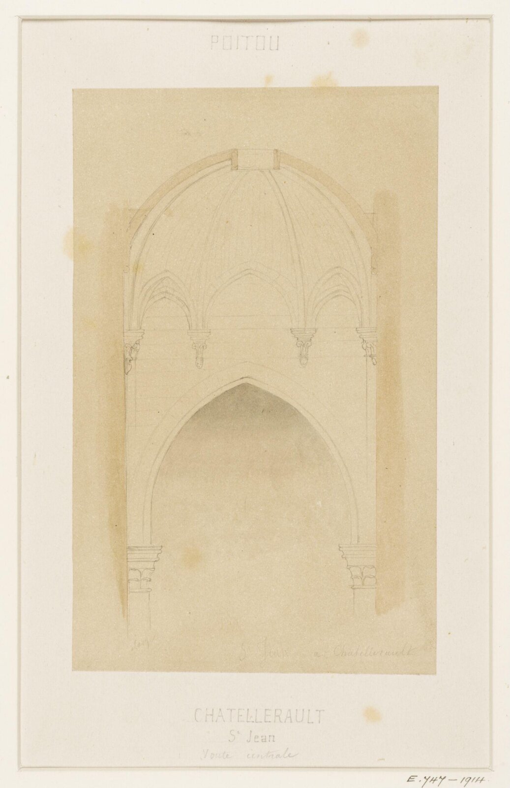 Drawing, Georges Adelmard Bouet, 19th Century