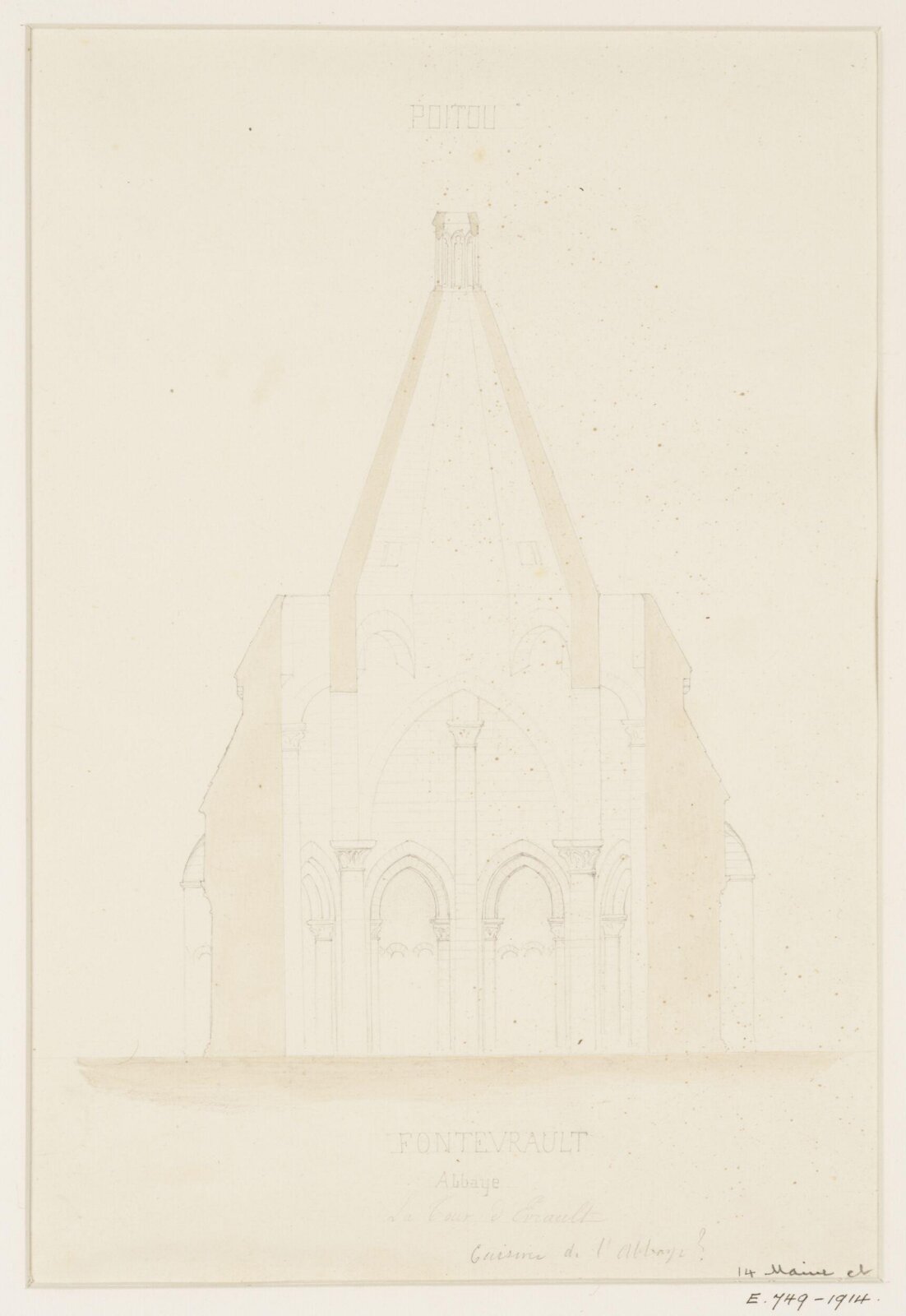 Drawing, Georges Adelmard Bouet, 19th Century