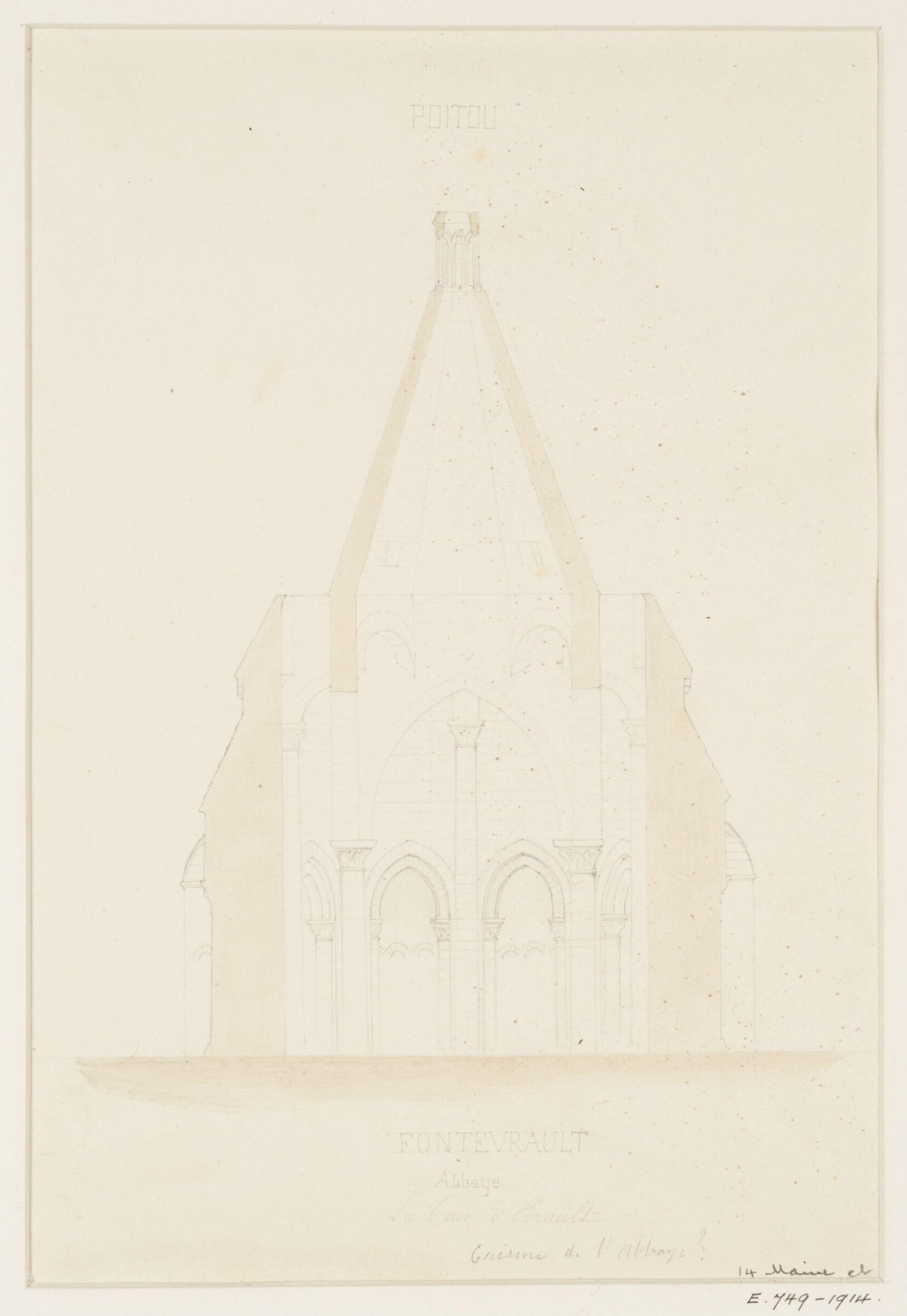 Drawing, Georges Adelmard Bouet, 19th Century