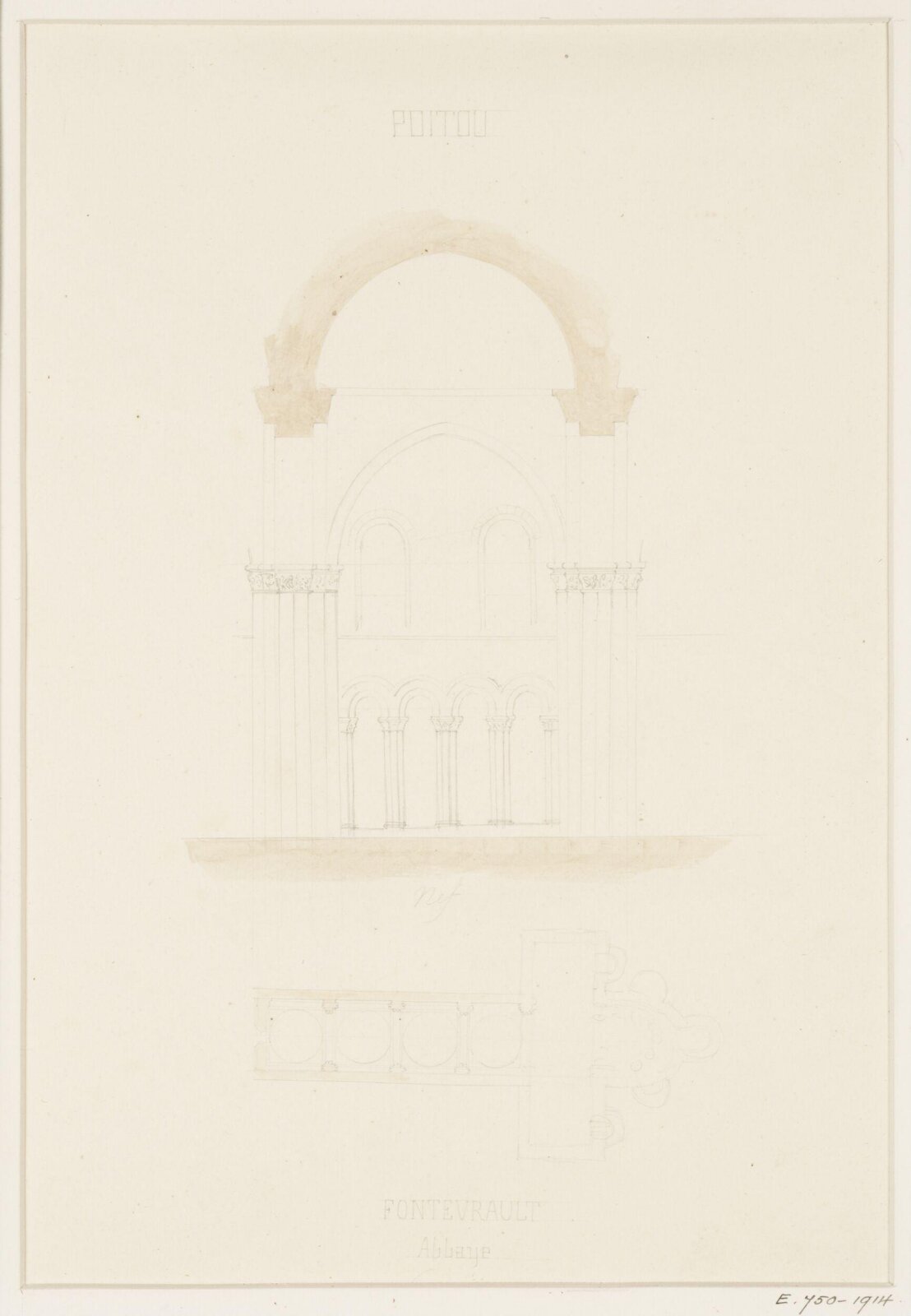 Drawing, Georges Adelmard Bouet, 19th Century