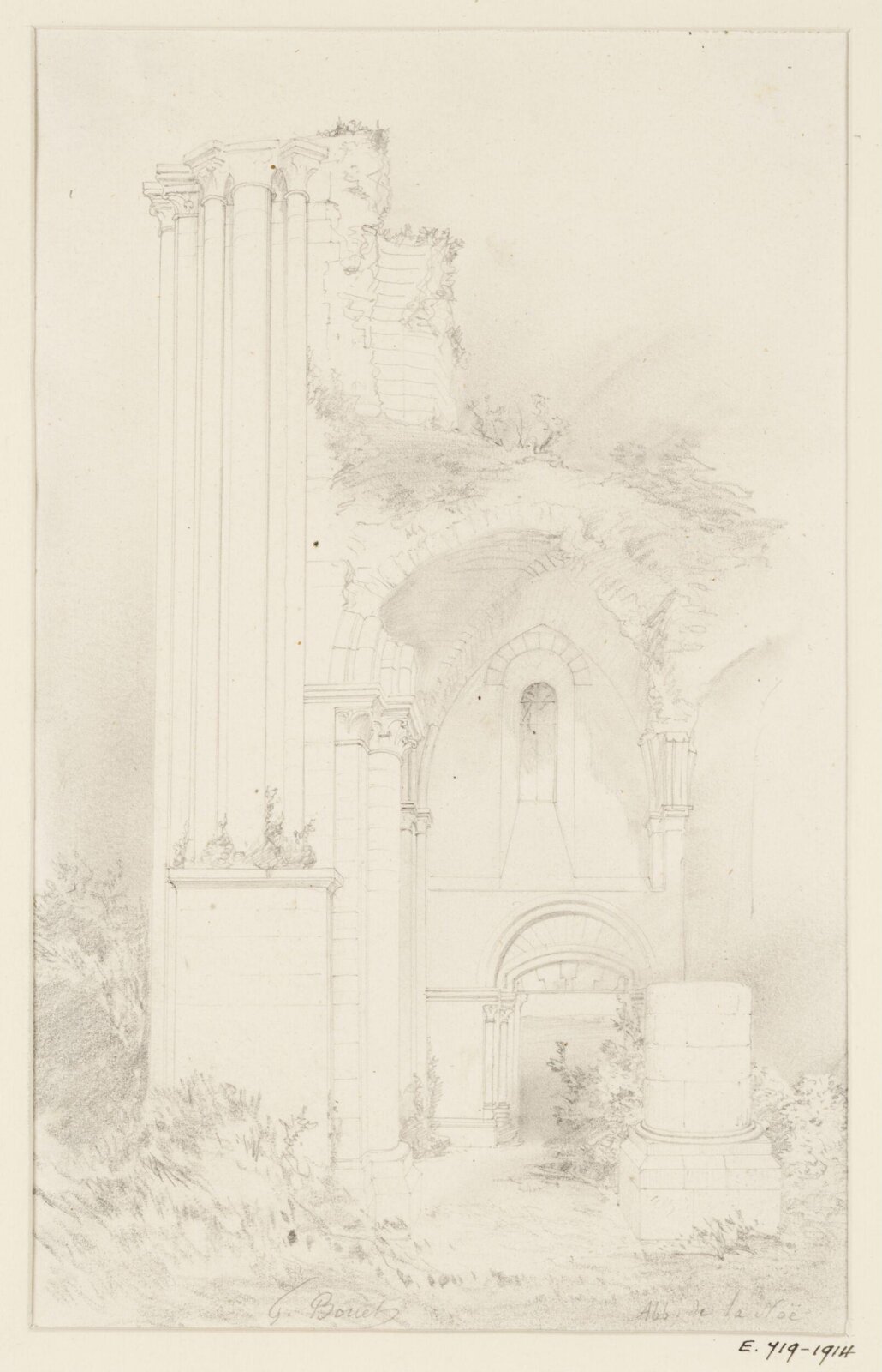 Drawing, Georges Adelmard Bouet, XIX век