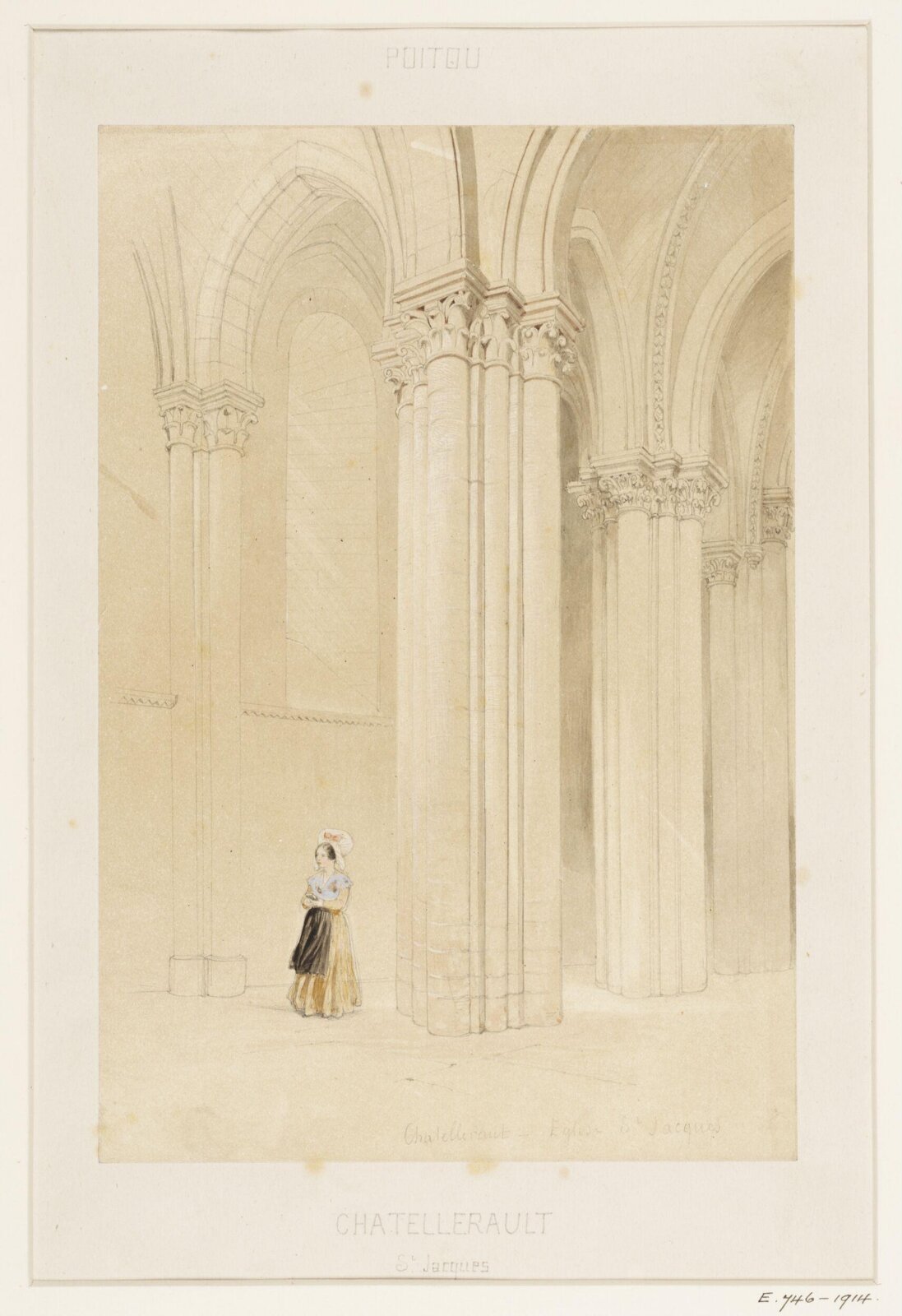 Drawing, Georges Adelmard Bouet, 19th Century