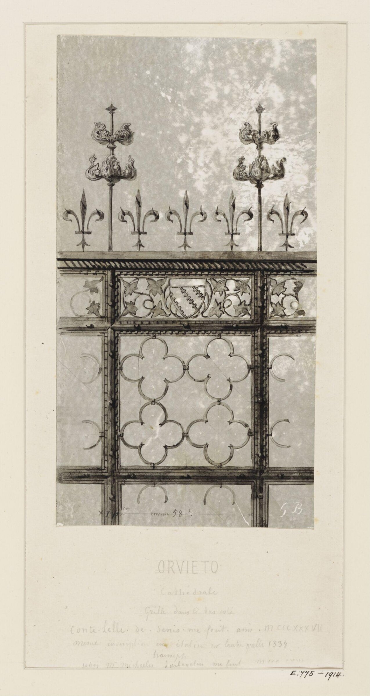 Drawing, Georges Adelmard Bouet, 1338