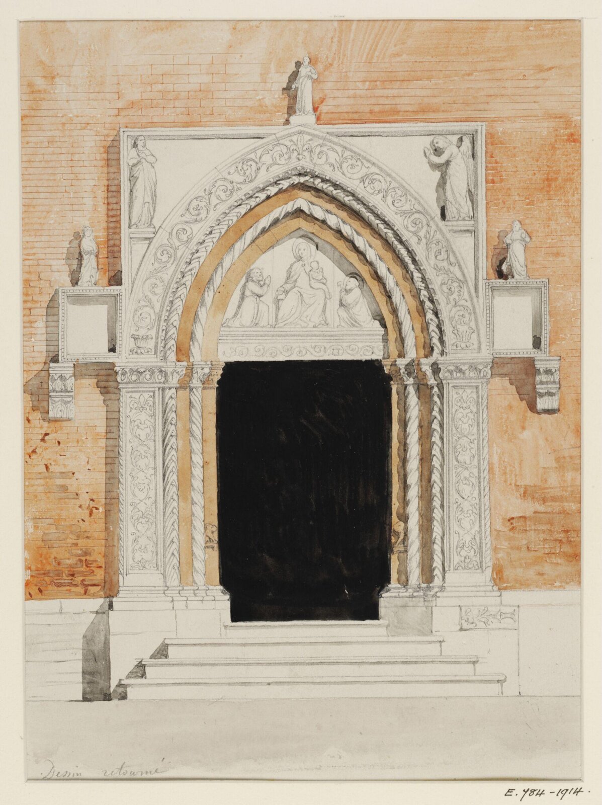 Drawing, Georges Adelmard Bouet, 19th Century