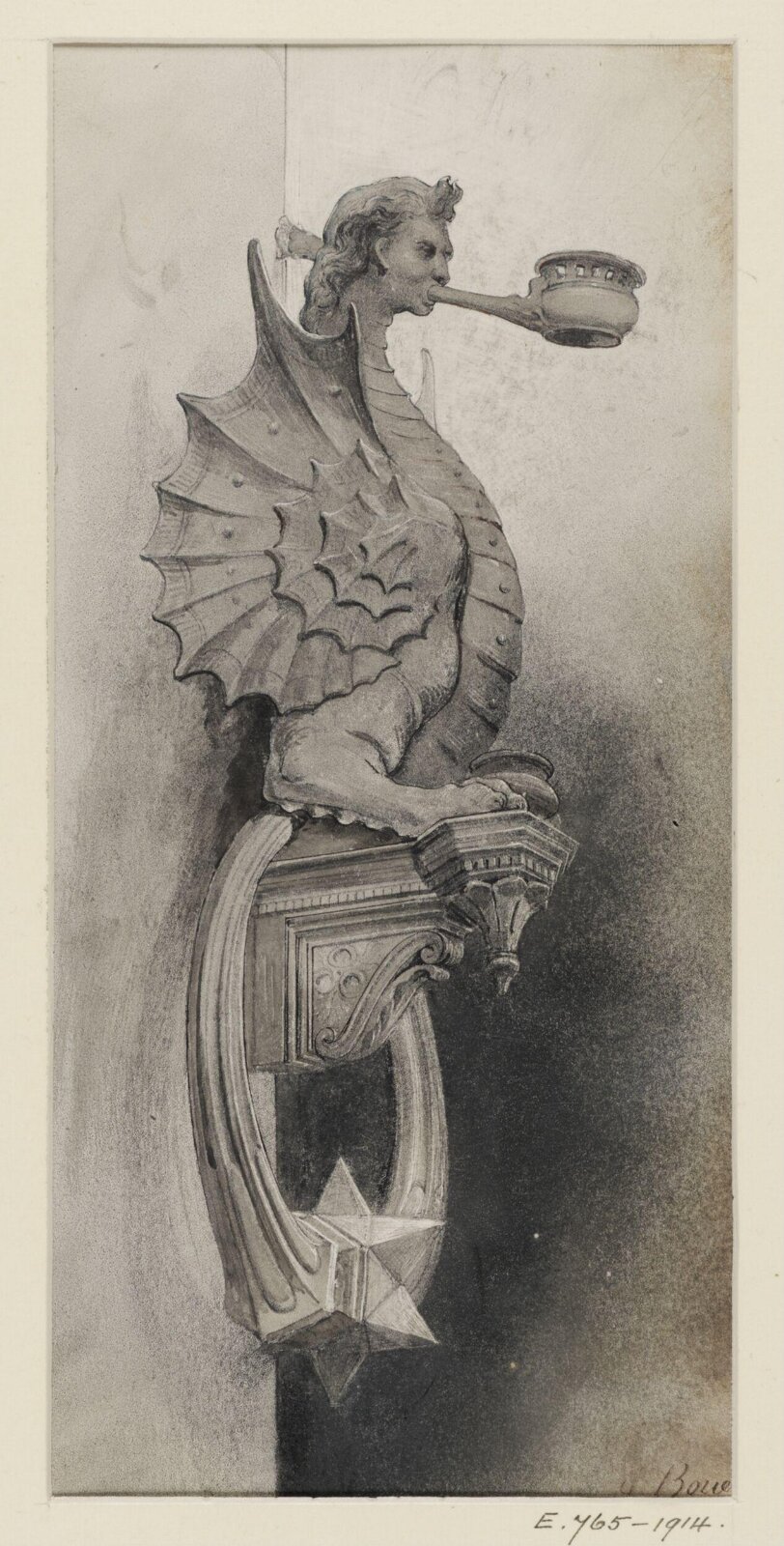 Drawing, Georges Adelmard Bouet, 19th Century