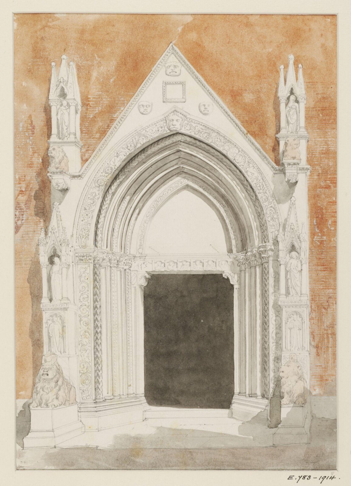 Drawing, Georges Adelmard Bouet, 19th Century