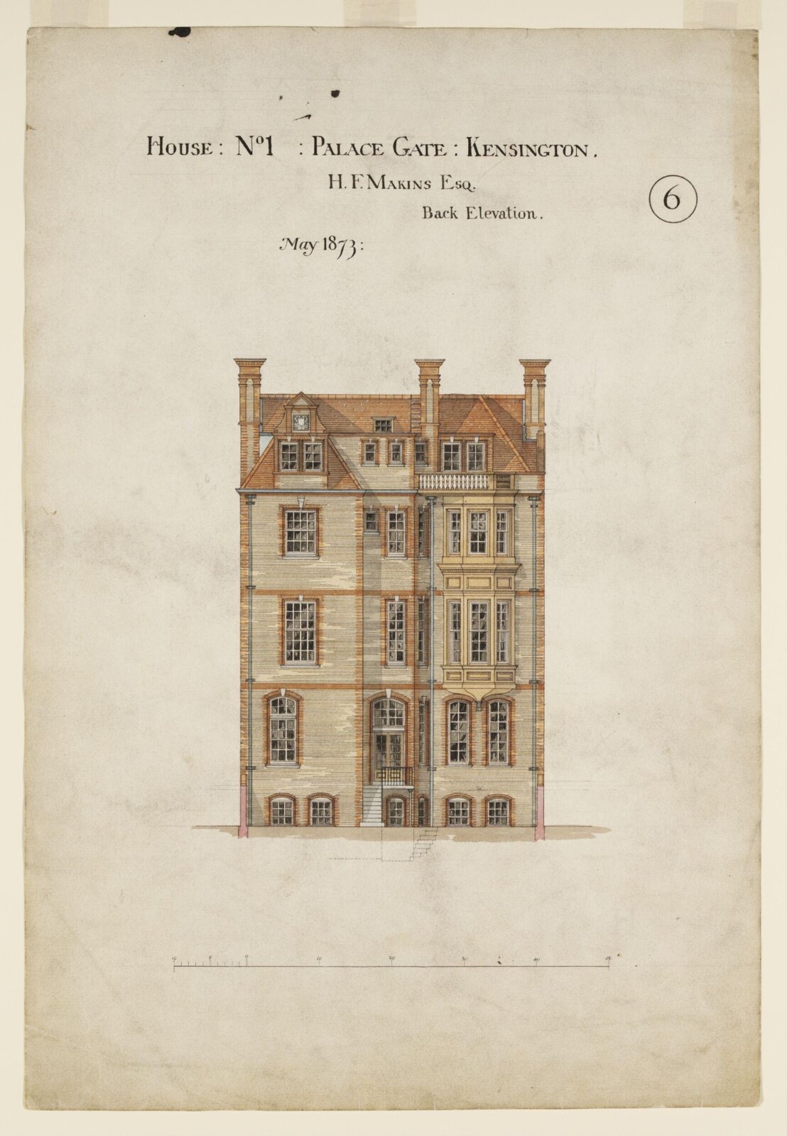 Drawing, John James Stevenson, May 1873