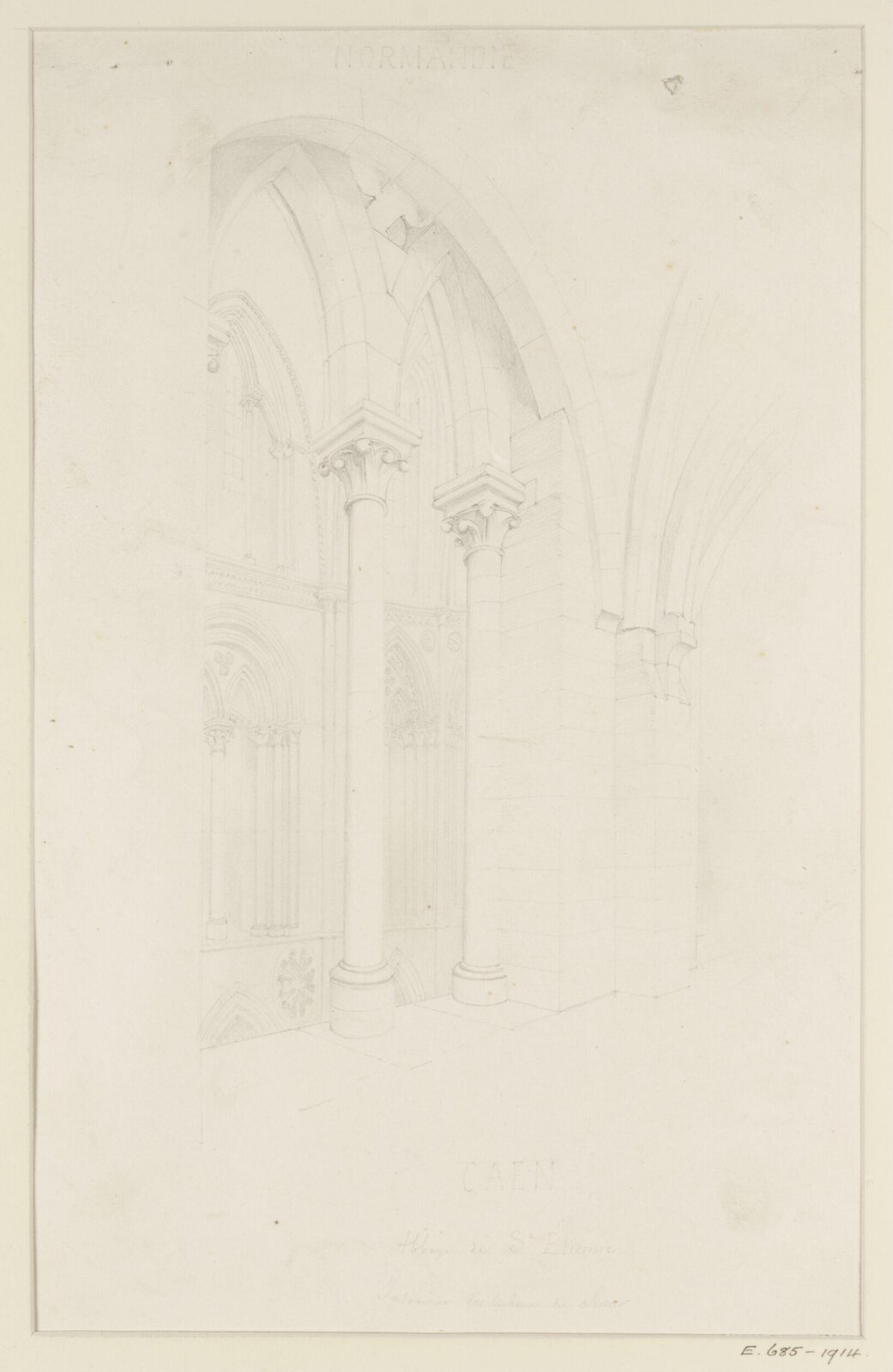 Drawing, Georges Adelmard Bouet, XIX век