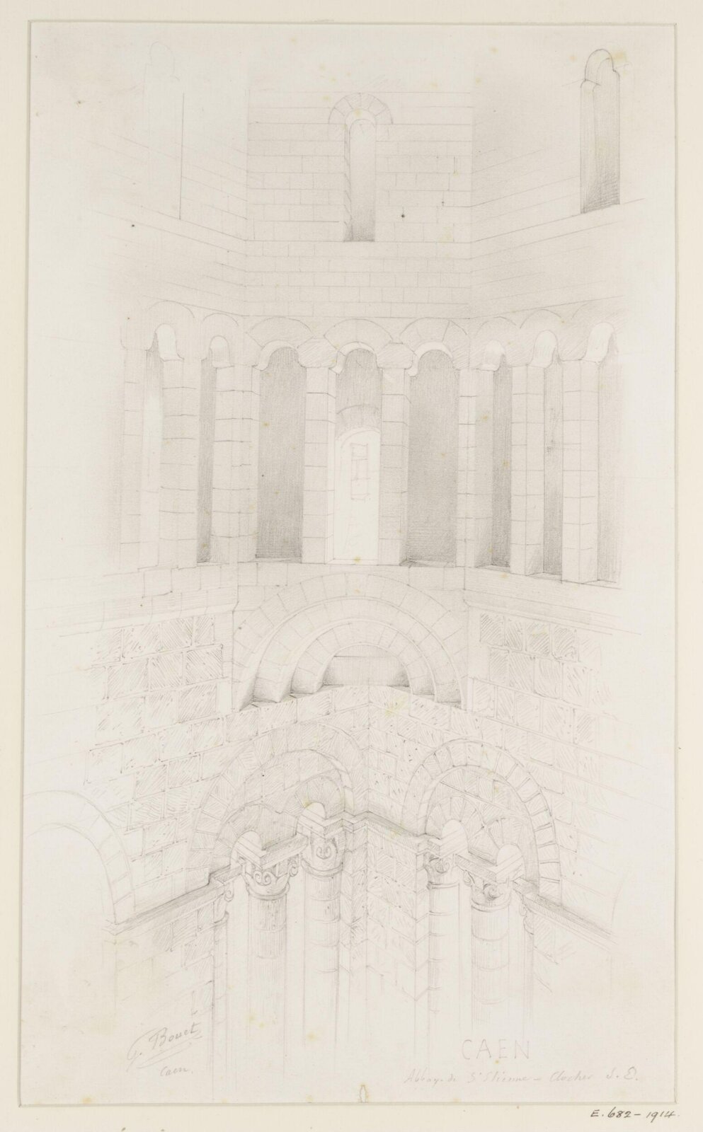 Drawing, Georges Adelmard Bouet, 19th Century