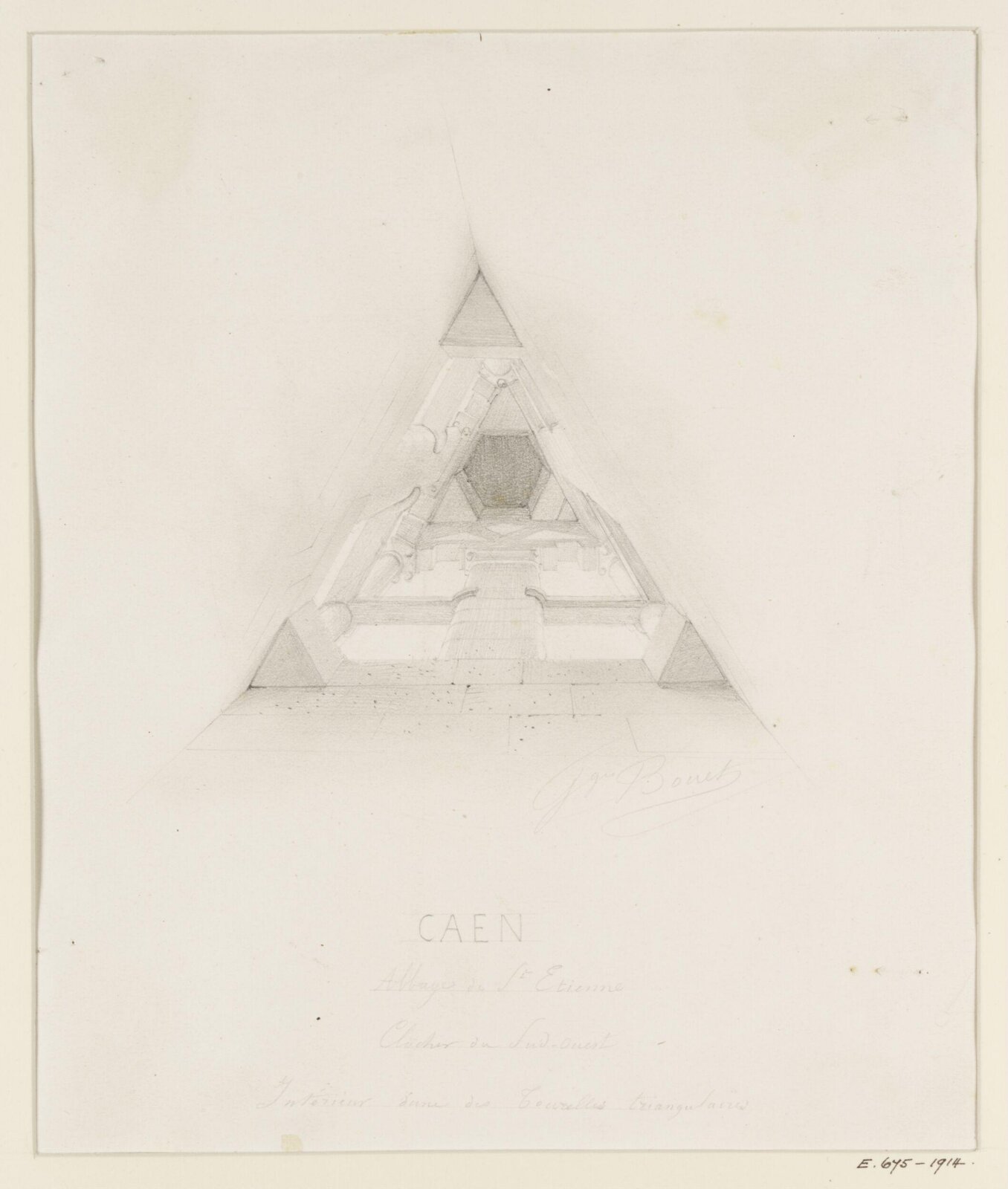 Drawing, Georges Adelmard Bouet, XIX век